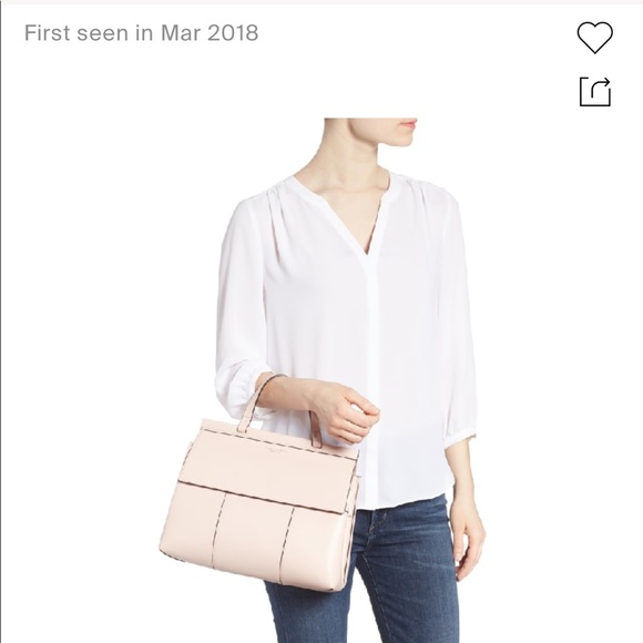 GUC Tory Burch Block T Leather Top Handle Satchel - Picture 6 of 10